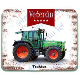 Veterán traktoros egérpad - Zöld traktor