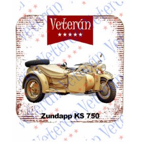Veterán motoros poháralátét - Zundapp