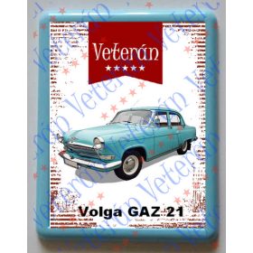 Hűtőmágnes Műanyag - Volga GAZ 21