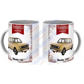 Veterán autós bögre - Skoda 120