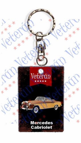 Veterán autós kulcstartó - Mercedes Cabriolet