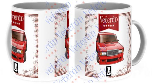 Veterán autós bögre - Lada 2107