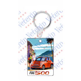 Veterán autós kulcstartó - Fiat Poster