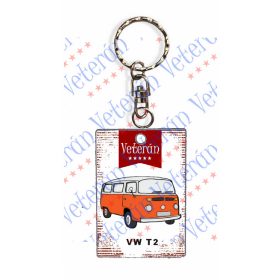Veterán autós kulcstartó - Volkswagen T2