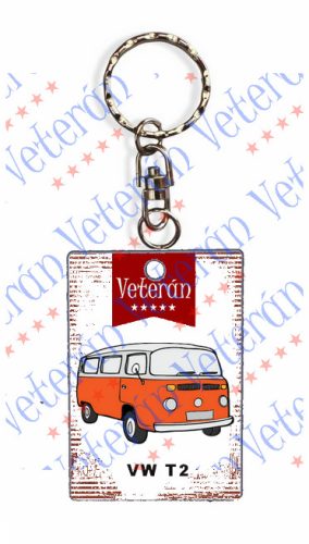 Veterán autós kulcstartó - Volkswagen T2