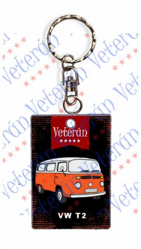 Veterán autós kulcstartó - Volkswagen T2