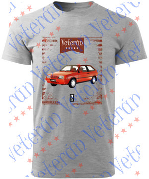 Veterán autós póló - Lada Szamara piros