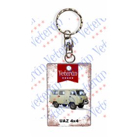 Veterán autós kulcstartó - UAZ 4x4