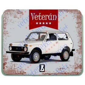 Veterán autós egérpad - Lada Niva fehér