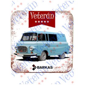 Veterán autós poháralátét - Barkasz
