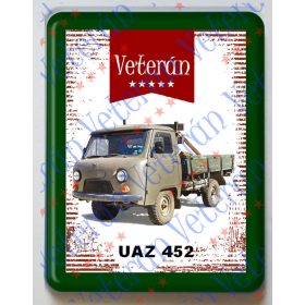 Hűtőmágnes Műanyag - UAZ 452
