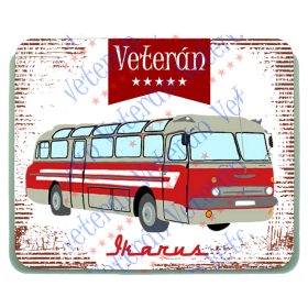 Veterán autós egérpad - Ikarus busz rajz