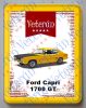 Hűtőmágnes Műanyag - Ford Capri 1700 GT sárga