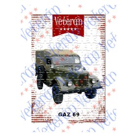 Veterán autós kirakó - GAZ 69