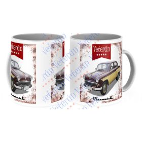 Veterán autós bögre - Moskvich Limousin