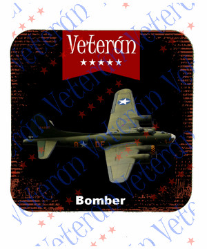 Veterán repülős poháralátét - Bomber
