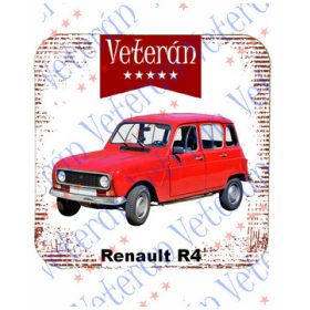 Veterán autós poháralátét - Renault R4