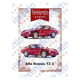 Veterán autós kirakó - Alfa Romeo TZ 2