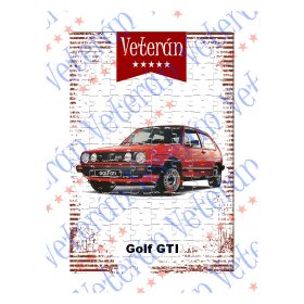 Veterán autós kirakó - Golf GTI