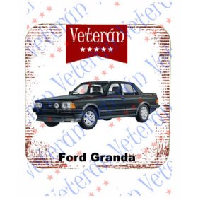 Veterán autós poháralátét - Ford Granda