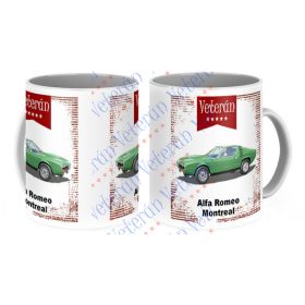 Veterán autós bögre - Alfa Rome Montreal