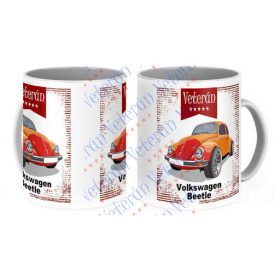 Veterán autós bögre - Volkswagen Beetle