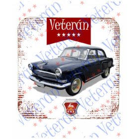 Veterán autós poháralátét - Volga Limuzin