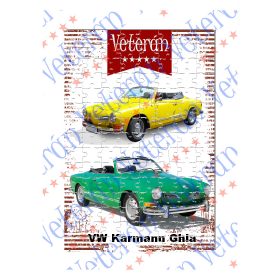 Veterán autós kirakó - VW Karmann Ghia
