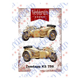 Veterán motoros kirakó - Zundapp KS 750