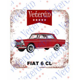 Veterán autós poháralátét - Fiat 6 CL