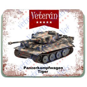Veterán tankos egérpad - Tigris tank