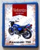 Hűtőmágnes Műanyag - Kawasaki 750