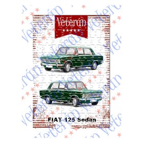 Veterán autós kirakó - Fiat 125 Sedan