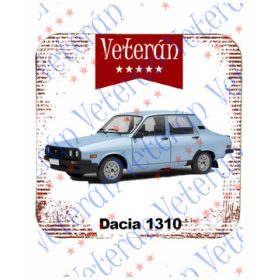 Veterán autós poháralátét - Dacia 1310 kék