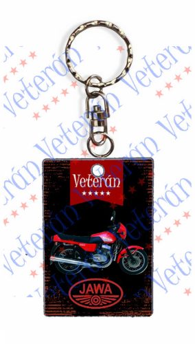 Veterán motoros kulcstartó - Jawa 350/639