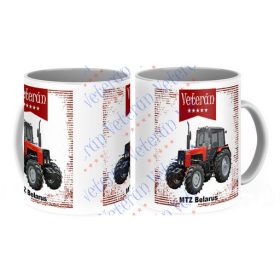 Veterán traktoros bögre - MTZ Belarus 1221.2
