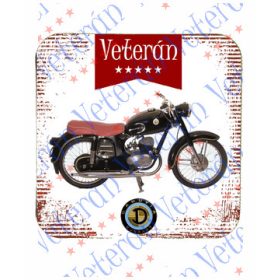 Veterán motoros poháralátét - Danubia