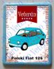 Hűtőmágnes Műanyag - Polski Fiat 126 kék