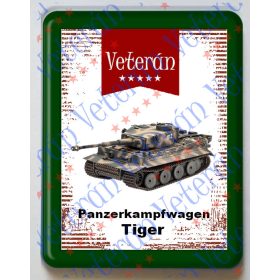 Hűtőmágnes Műanyag - Tigris tank