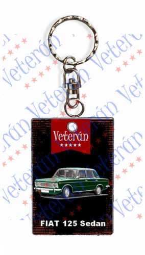 Veterán autós kulcstartó - Fiat 126 Sedan