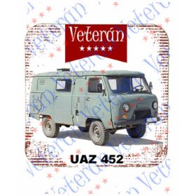 Veterán autós poháralátét - UAZ 452 