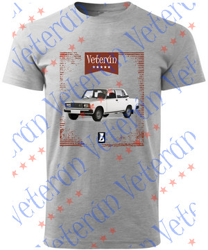 Veterán autós póló - Lada 2107 fehér