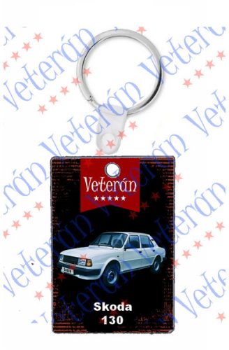 Veterán autós kulcstartó - Skoda 130