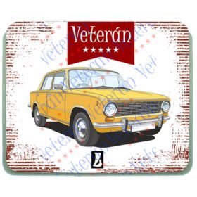 Veterán autós egérpad - Lada 1200 sárga