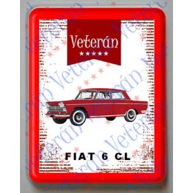 Hűtőmágnes Műanyag - Fiat 6 CL