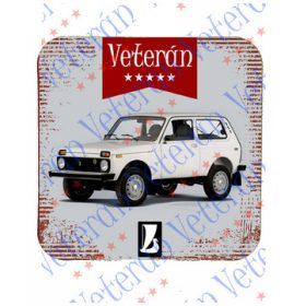 Veterán autós poháralátét - Lada Niva