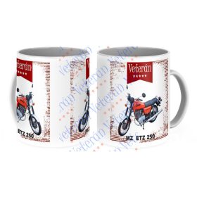 Veterán motoros bögre - MZ ETZ 250