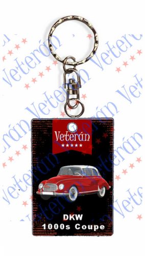 Veterán autós kulcstartó - DKW 1000s Coupe