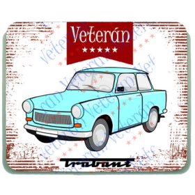 Veterán autós egérpad - Trabant 601 kék