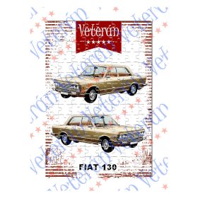 Veterán autós kirakó - Fiat 130